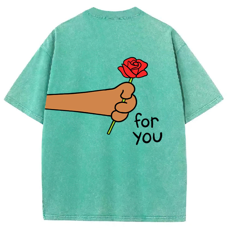 FOR YOU Washed Unisex Tee