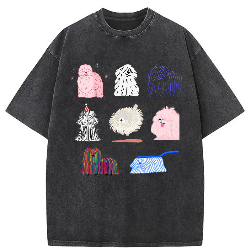 Poodles Washed Unisex Tee