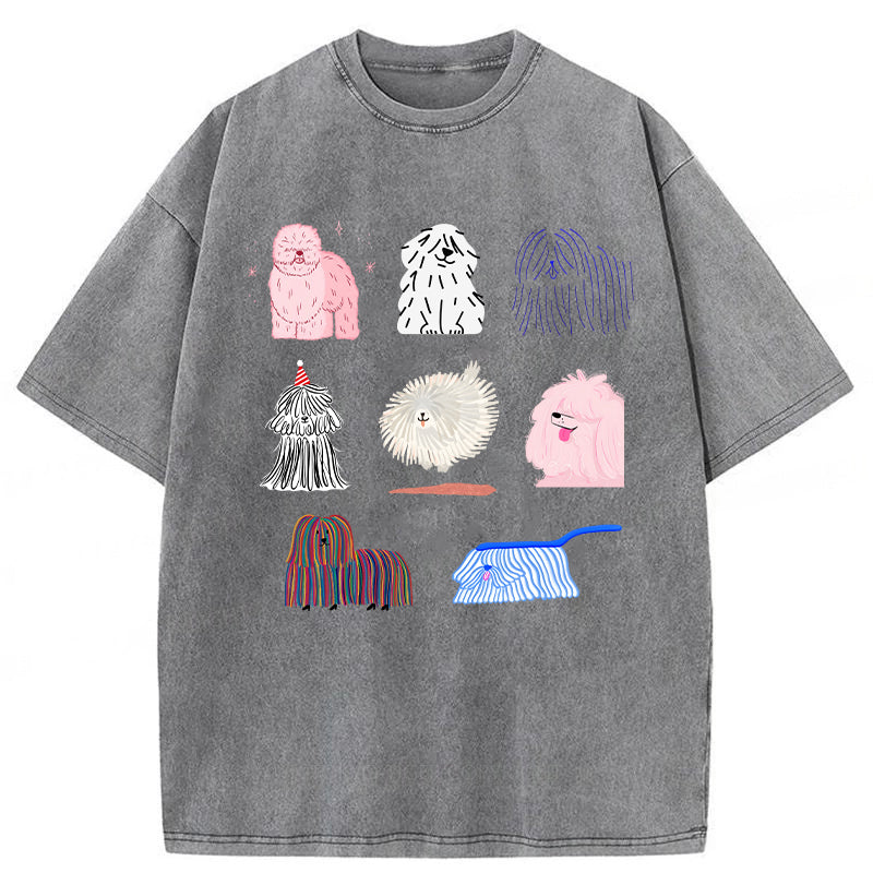 Poodles Washed Unisex Tee