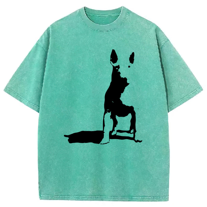 Bull Terrier Sketch Washed Unisex Tee
