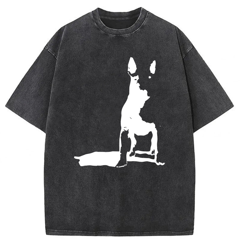Bull Terrier Sketch Washed Unisex Tee