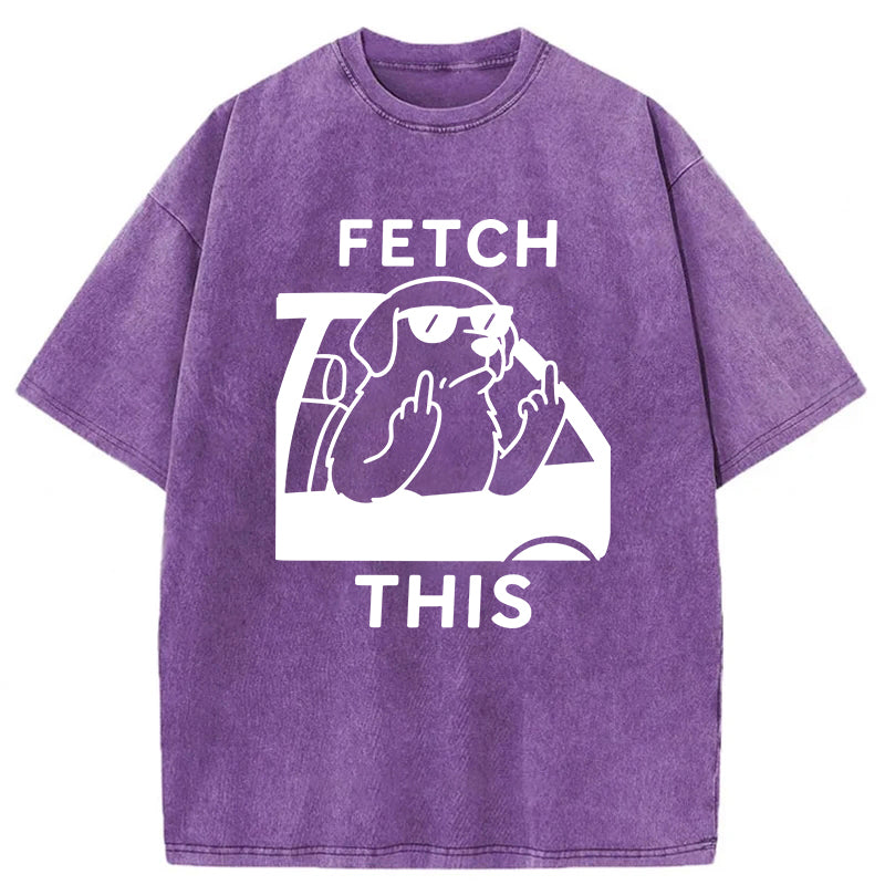 Fetch This Washed Unisex Tee