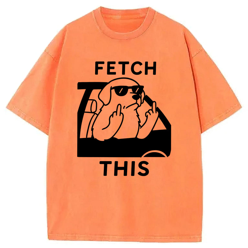 Fetch This Washed Unisex Tee