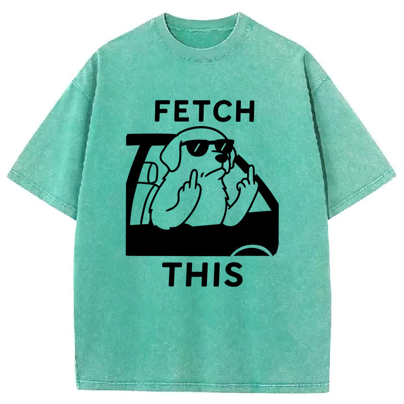 Fetch This Washed Unisex Tee