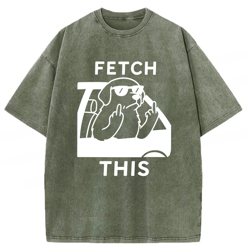 Fetch This Washed Unisex Tee