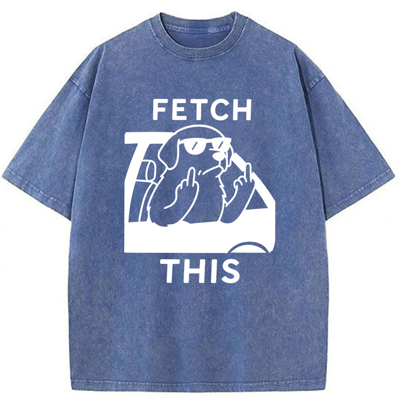 Fetch This Washed Unisex Tee