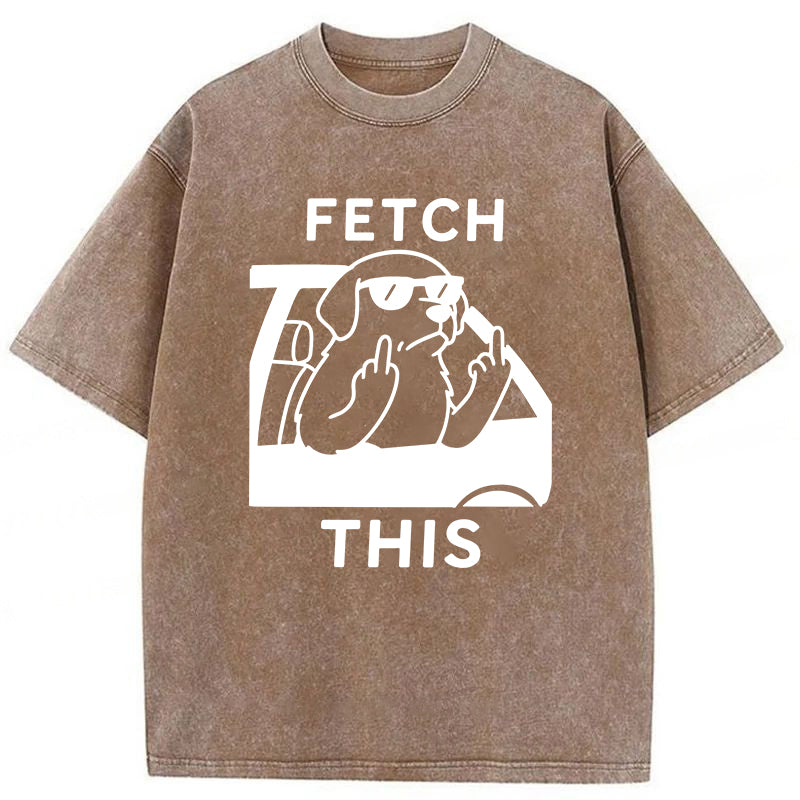 Fetch This Washed Unisex Tee