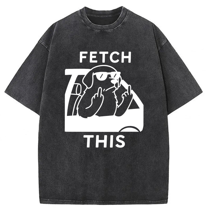 Fetch This Washed Unisex Tee