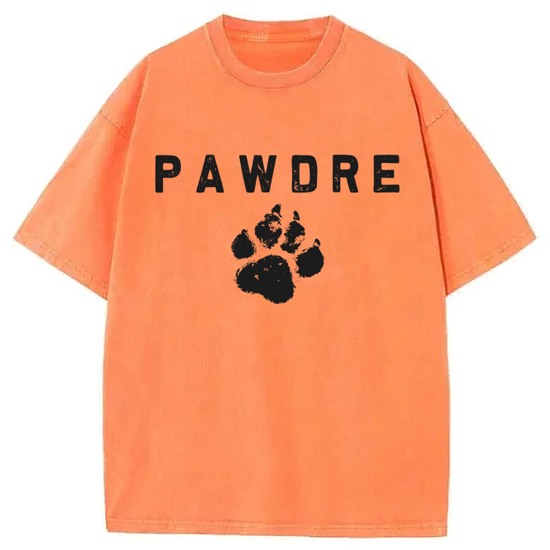 PAWDRE Washed Unisex Tee
