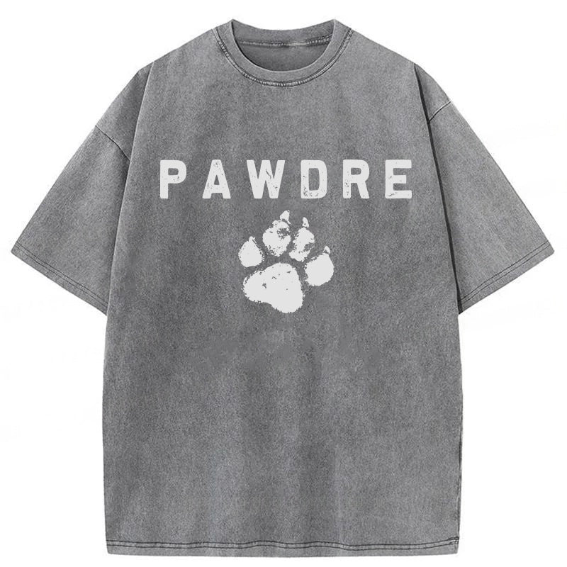 PAWDRE Washed Unisex Tee