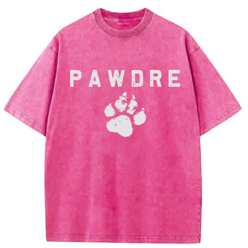 PAWDRE Washed Unisex Tee