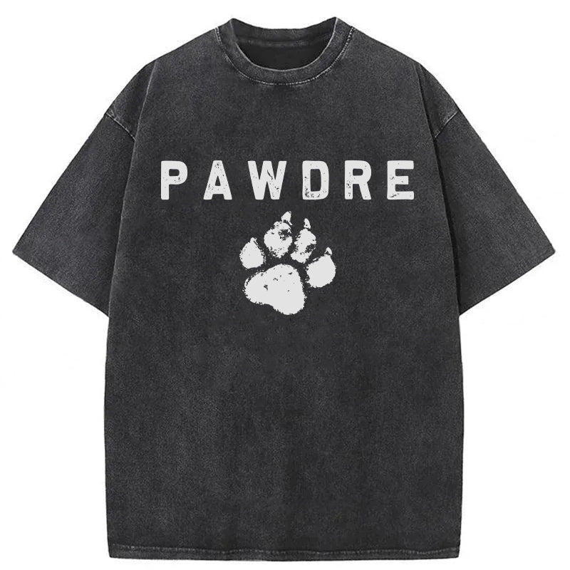 PAWDRE Washed Unisex Tee