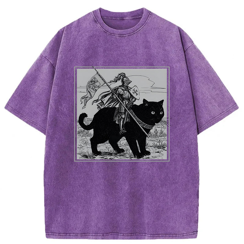 Medieval Knight Washed Unisex Tee