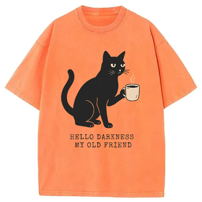 Funny Cat Washed Unisex Tee