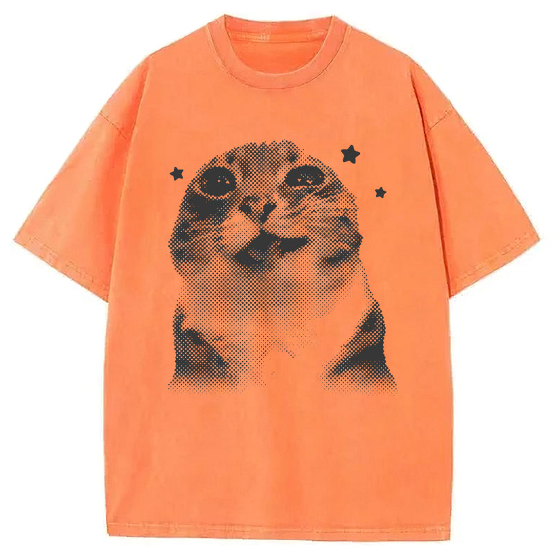 Silly Cats Washed Unisex Tee