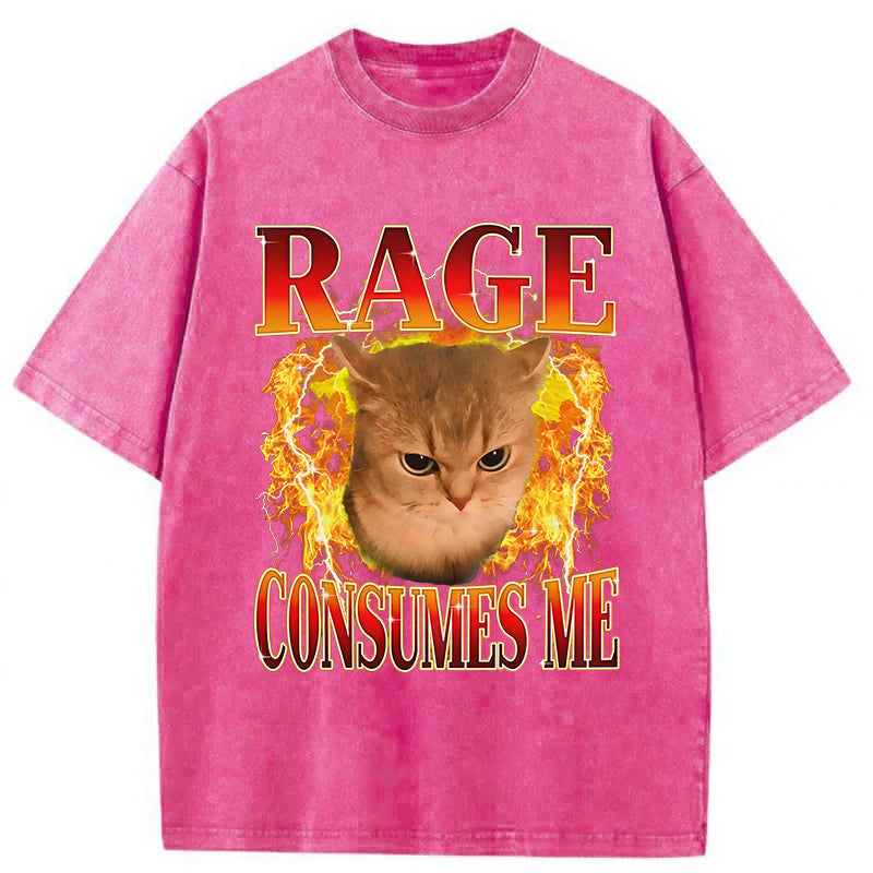 Rage Consumes Me Washed Unisex Tee