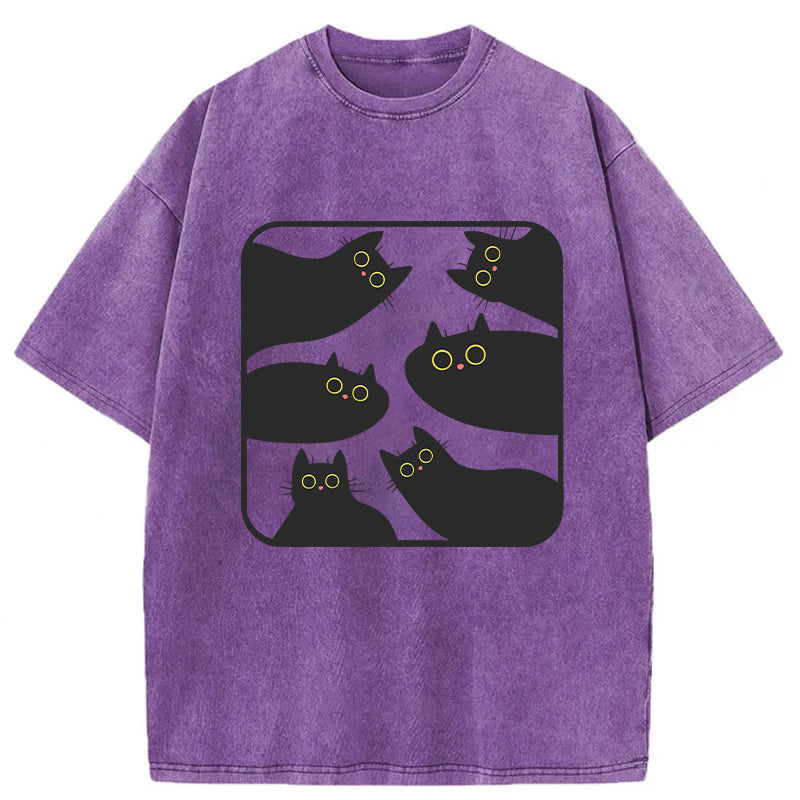 Cat Lover Washed Unisex Tee
