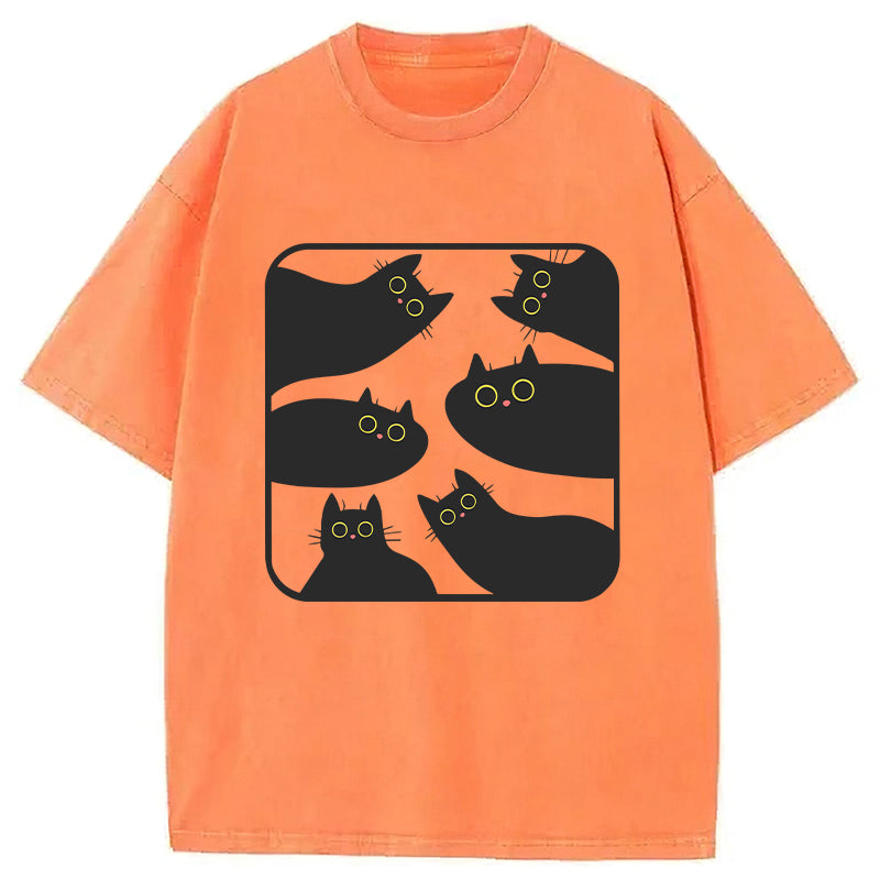 Cat Lover Washed Unisex Tee