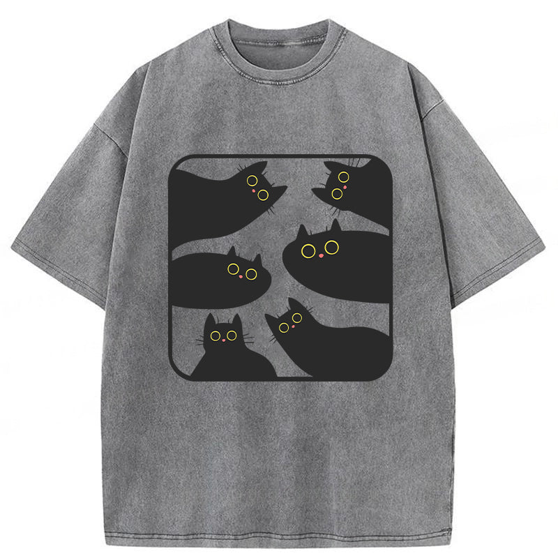 Cat Lover Washed Unisex Tee