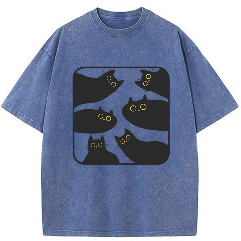 Cat Lover Washed Unisex Tee