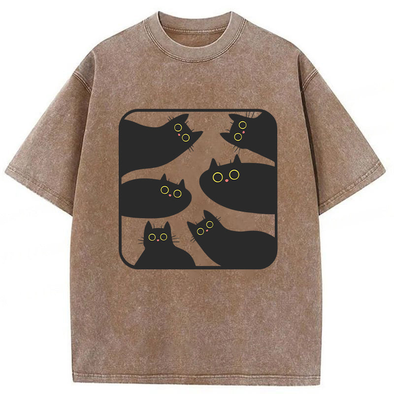 Cat Lover Washed Unisex Tee