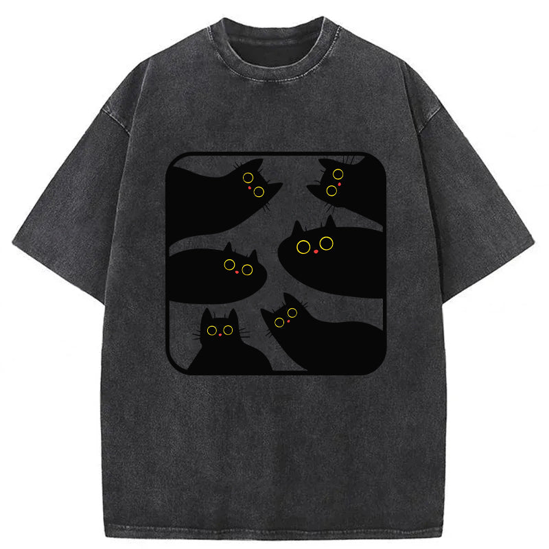 Cat Lover Washed Unisex Tee