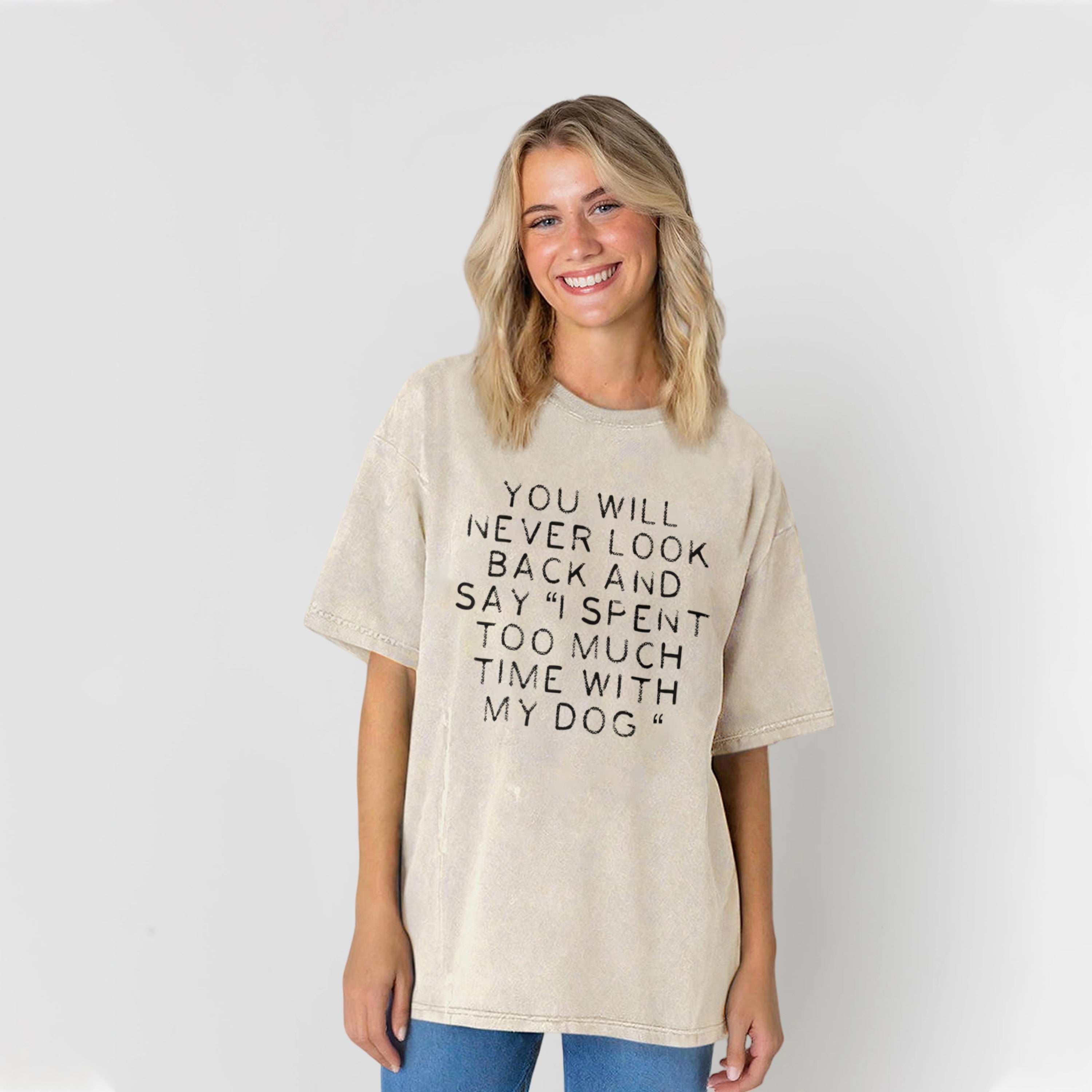 You Will Never Look Back Washed Unisex Tee
