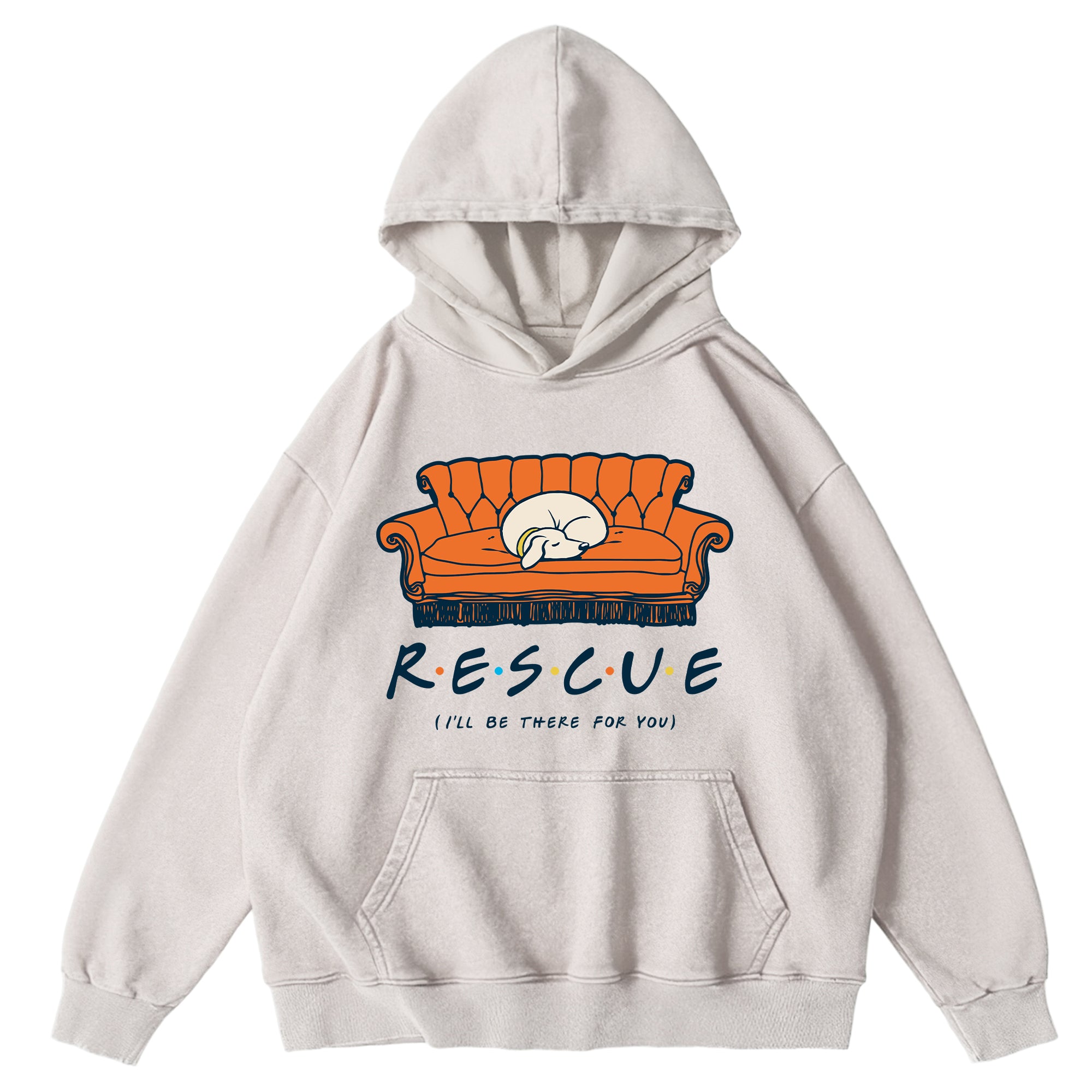 Rescure Washed Unisex Hoodie