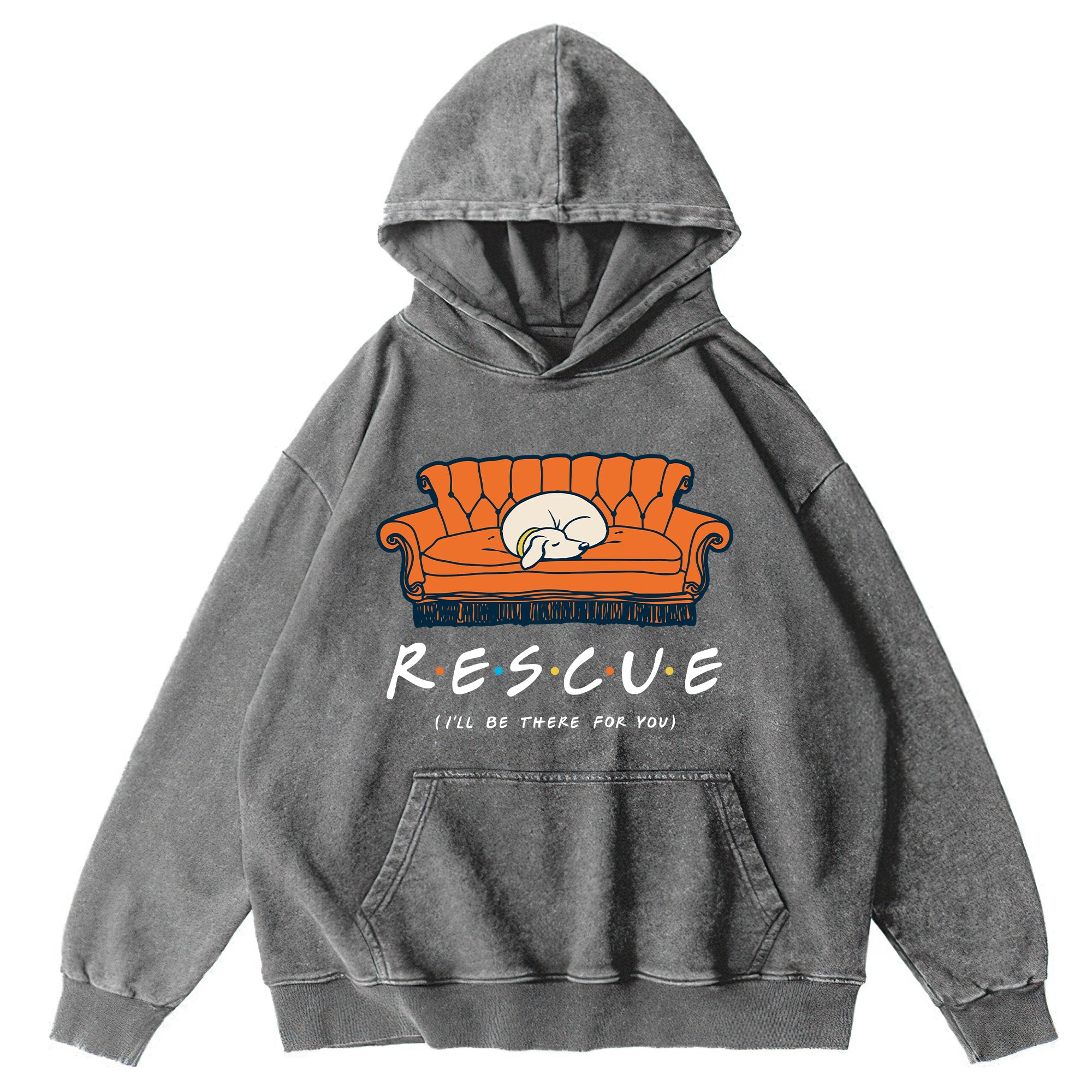 Rescure Washed Unisex Hoodie