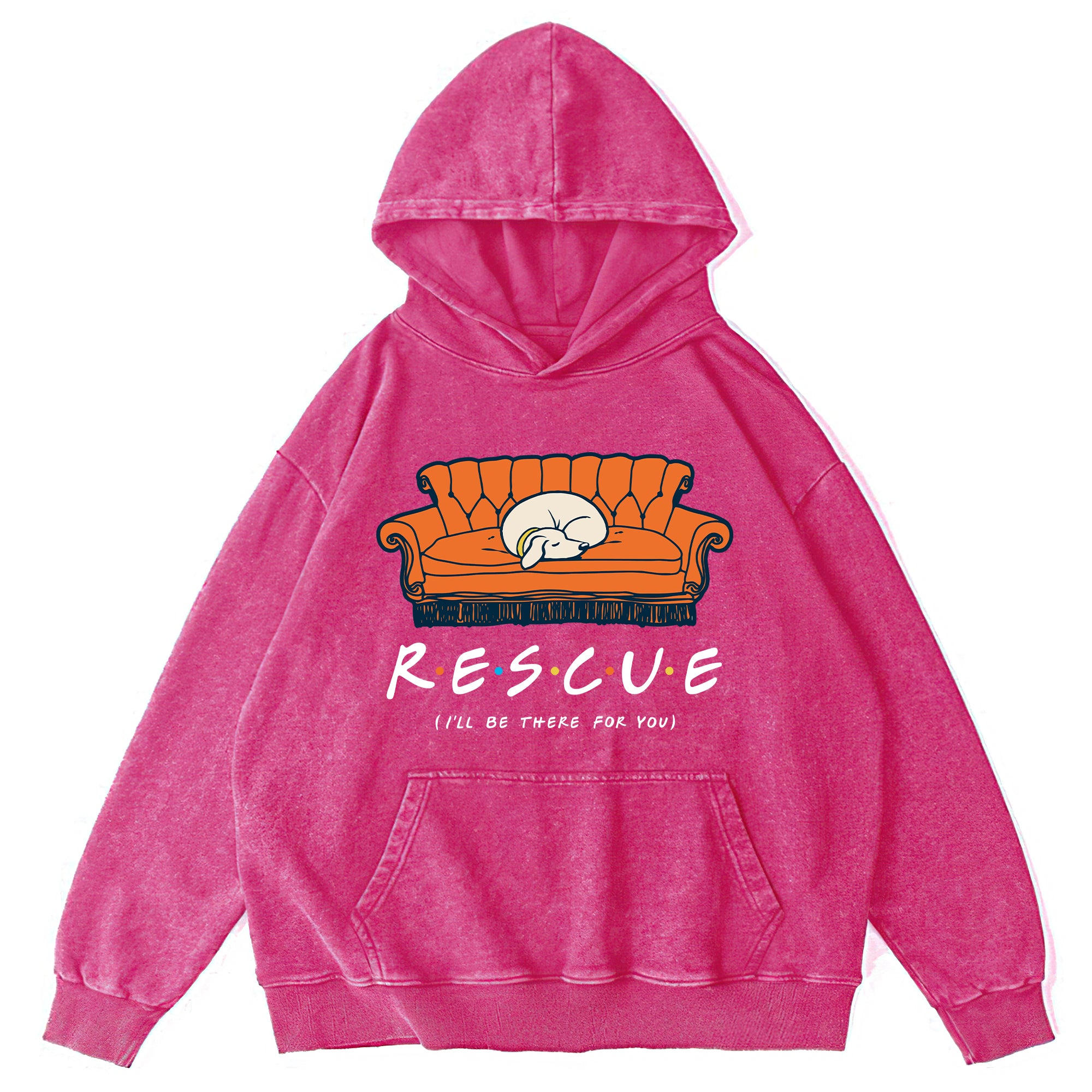 Rescure Washed Unisex Hoodie