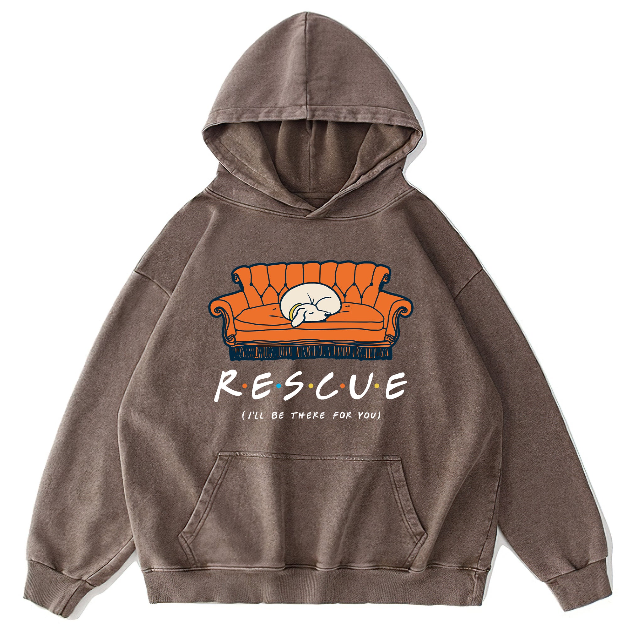 Rescure Washed Unisex Hoodie