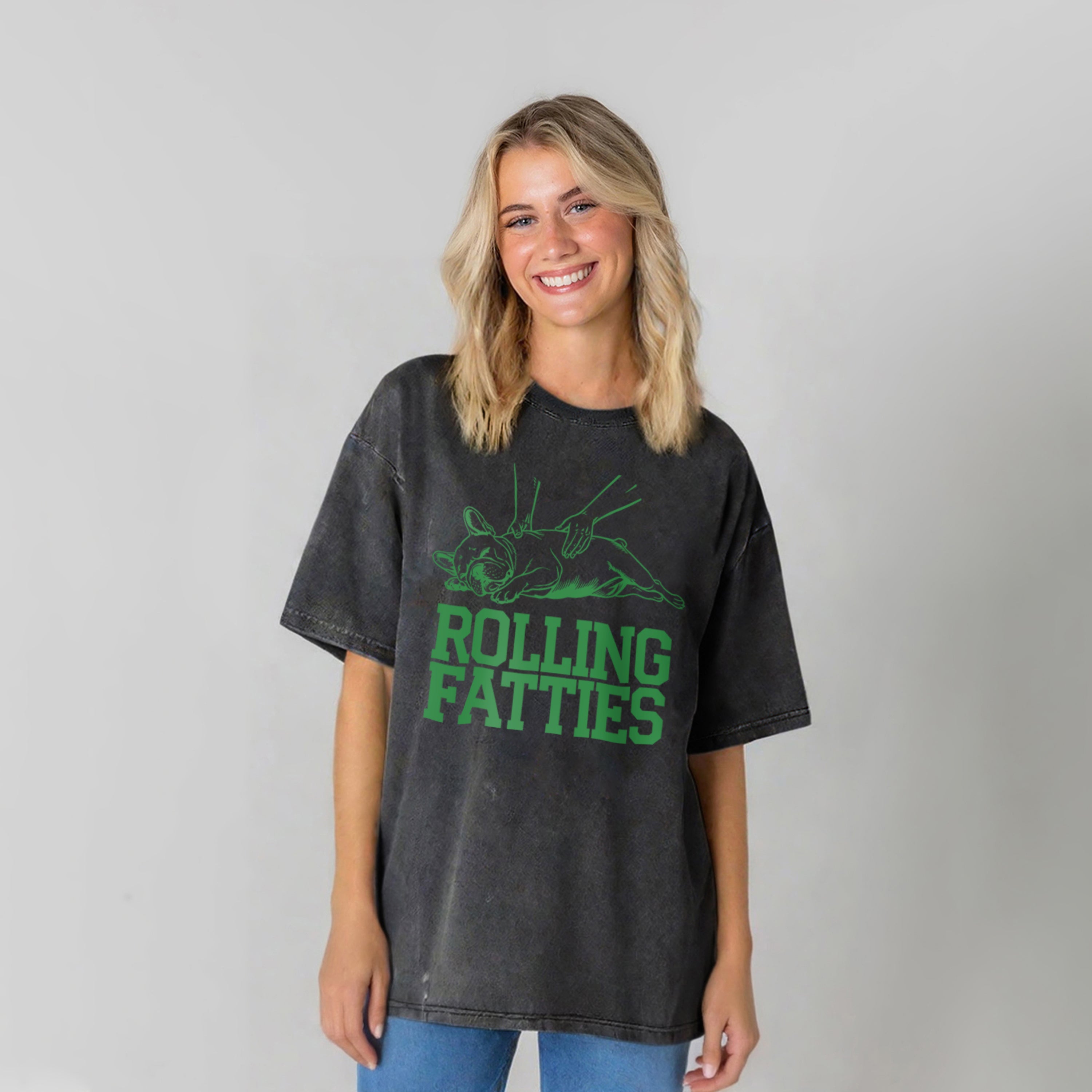 Rolling Fatties Washed Unisex Tee