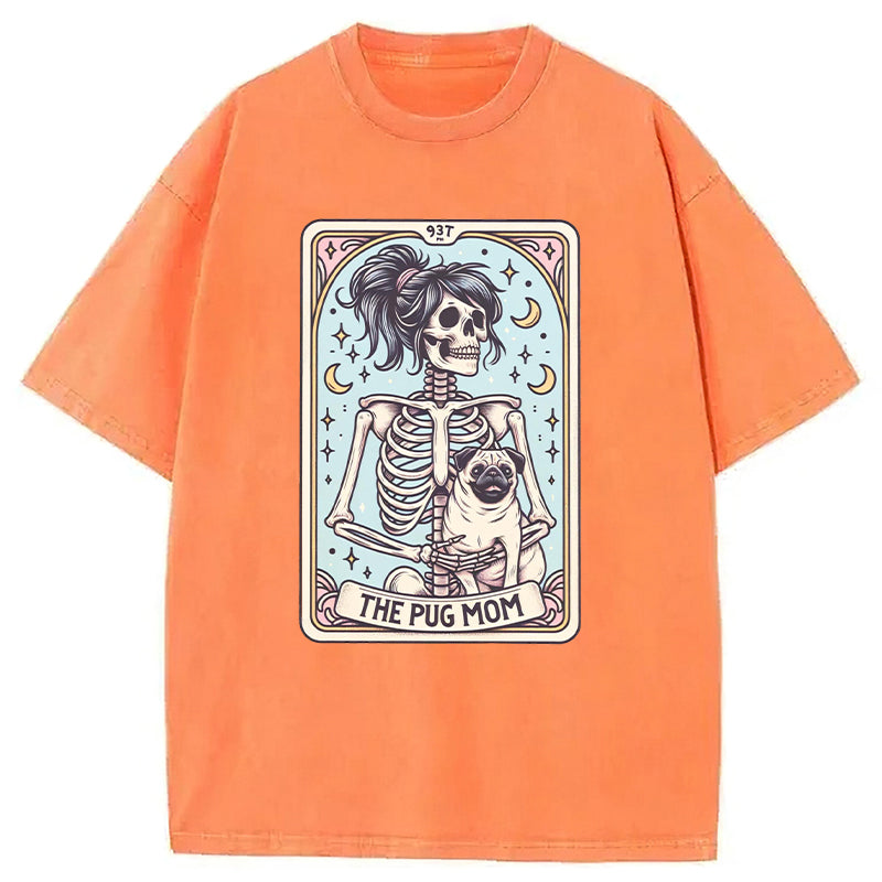 Pug Dog Washed Unisex Tee