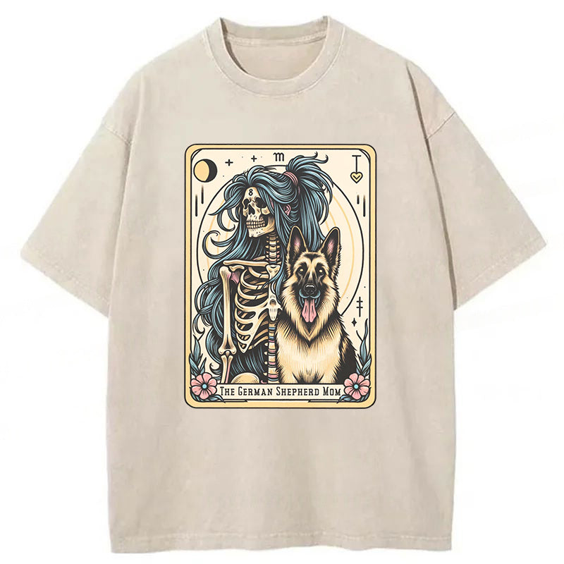 German Shepherd Washed Unisex Tee