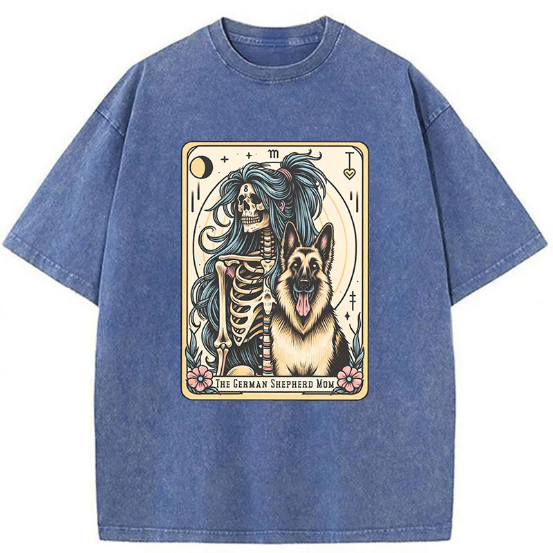 German Shepherd Washed Unisex Tee