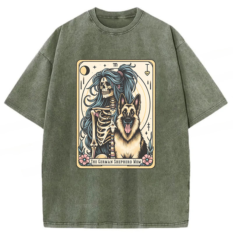 German Shepherd Washed Unisex Tee