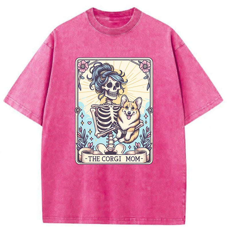 Corgi Washed Unisex Tee