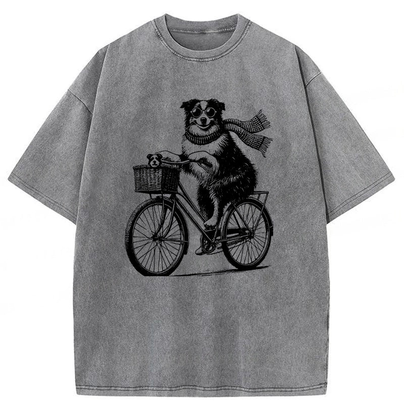 Australian Shepherd Washed Unisex Tee