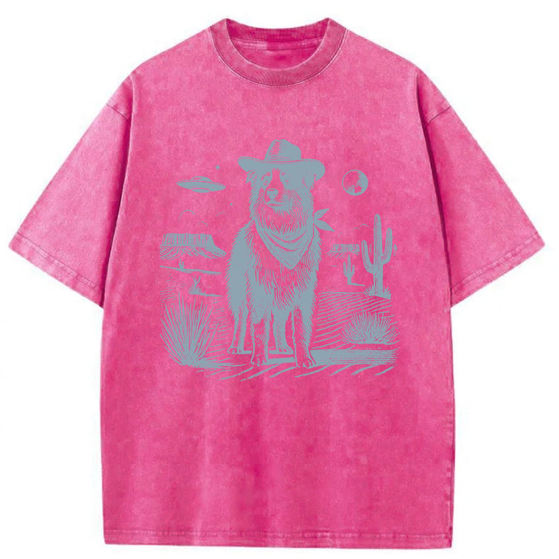 Australian Shepherd Washed Unisex Tee