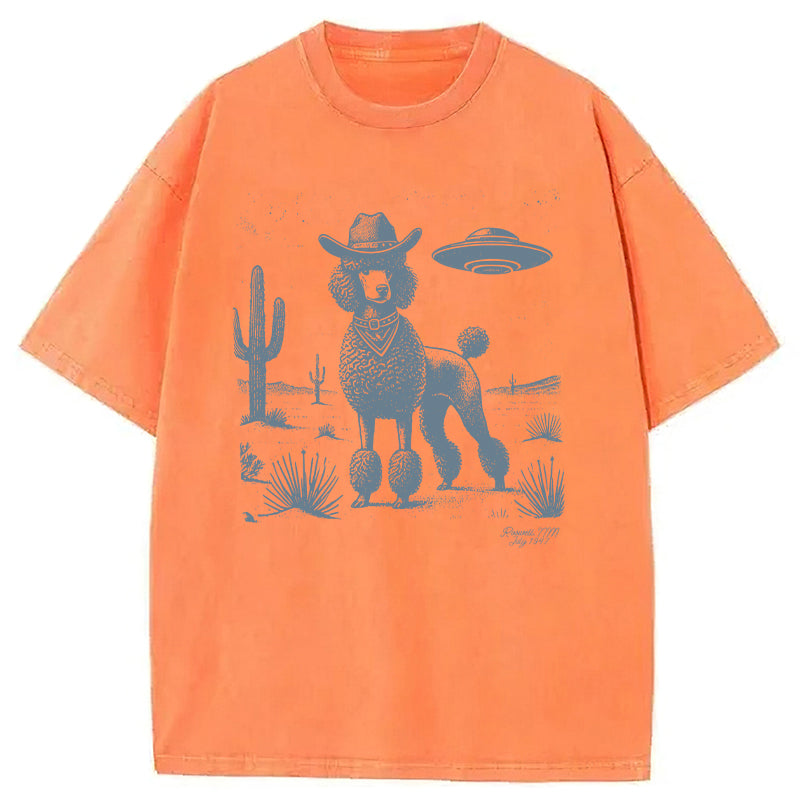 Poodle Washed Unisex Tee