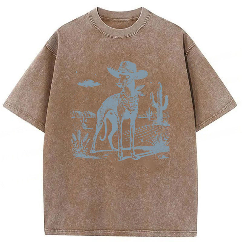 Greyhound Washed Unisex Tee