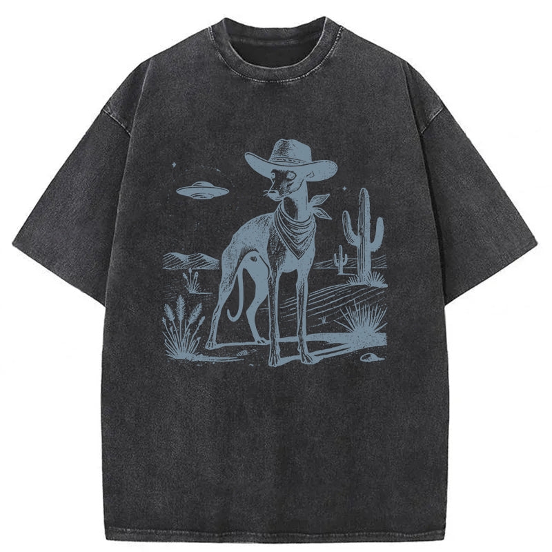 Greyhound Washed Unisex Tee