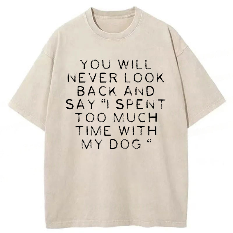 You Will Never Look Back Washed Unisex Tee