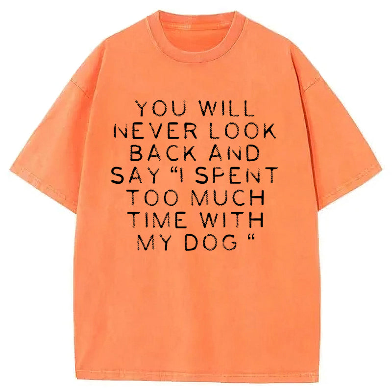 You Will Never Look Back Washed Unisex Tee