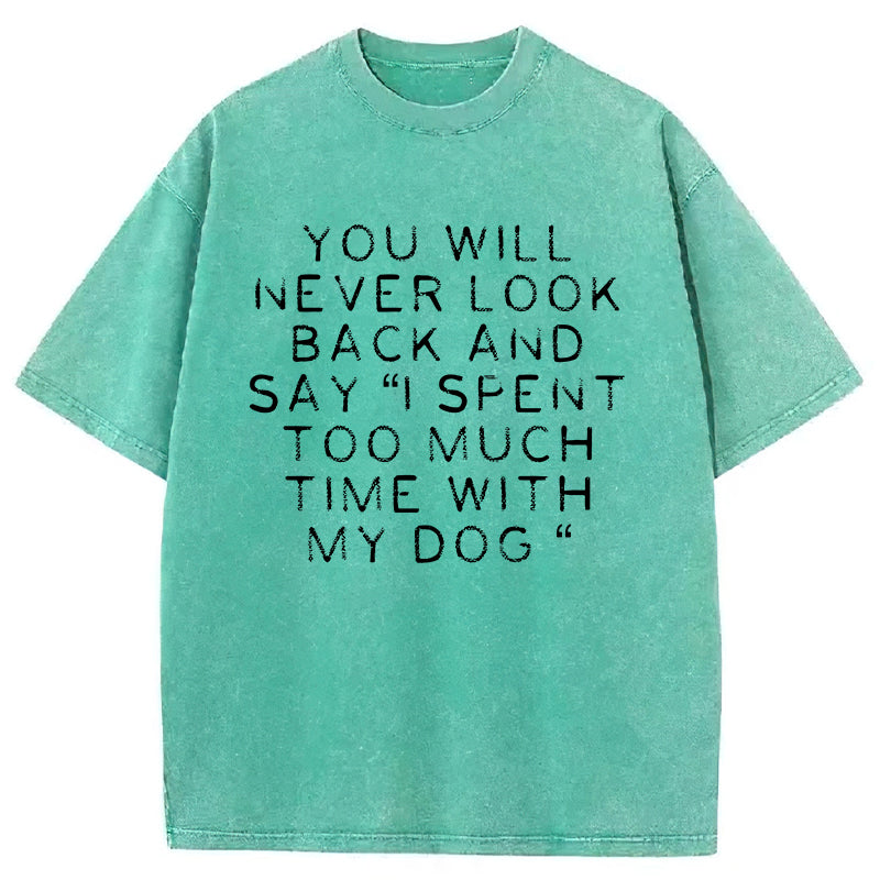 You Will Never Look Back Washed Unisex Tee
