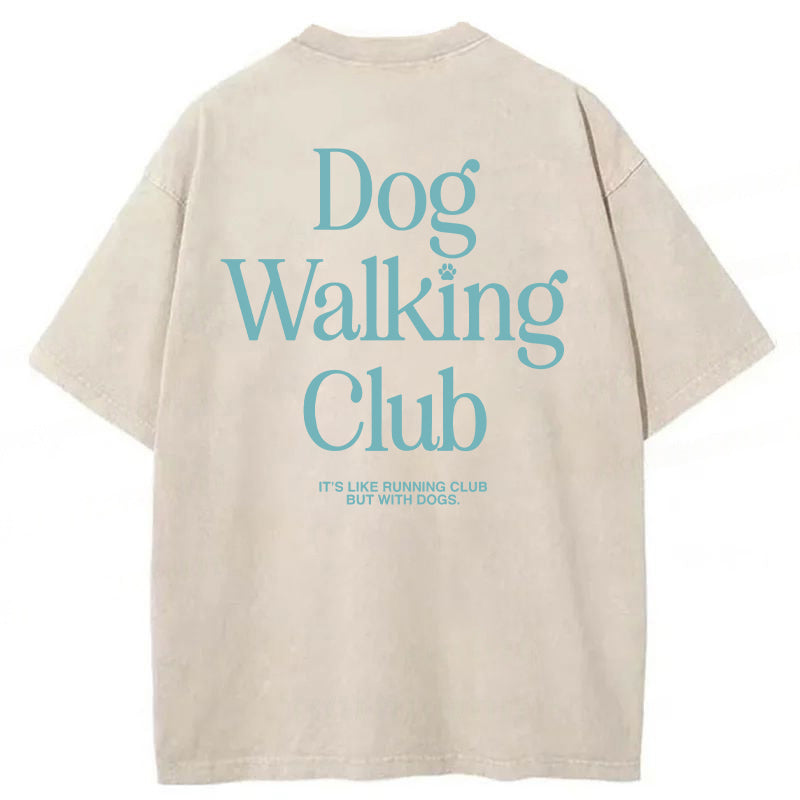 Dog Walking Club Washed Unisex Tee