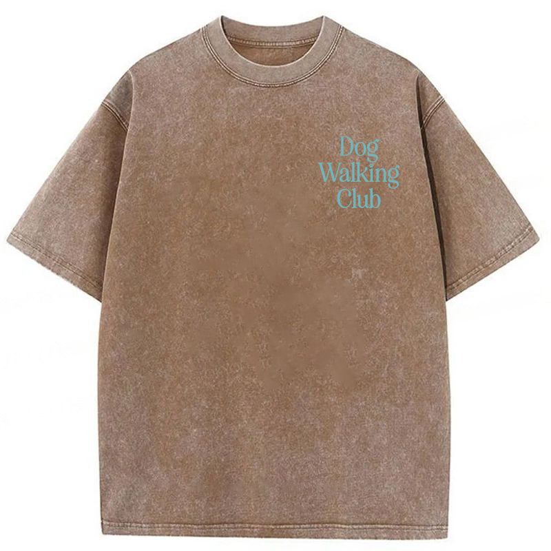 Dog Walking Club Washed Unisex Tee
