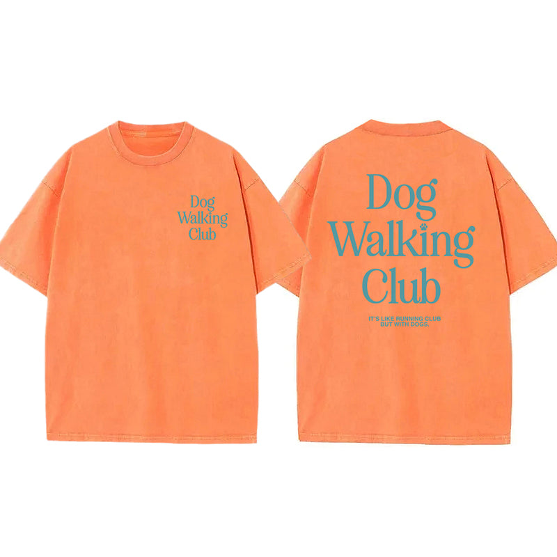 Dog Walking Club Washed Unisex Tee