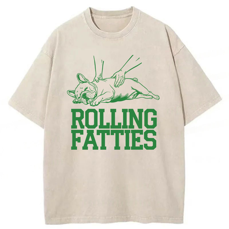 Rolling Fatties Washed Unisex Tee