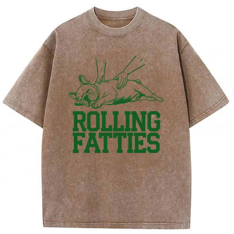 Rolling Fatties Washed Unisex Tee
